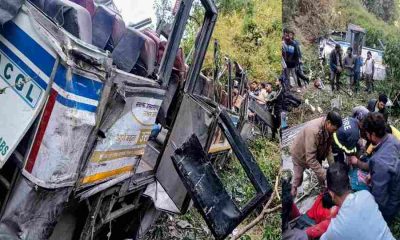 Bhimtal roadways bus accident news today