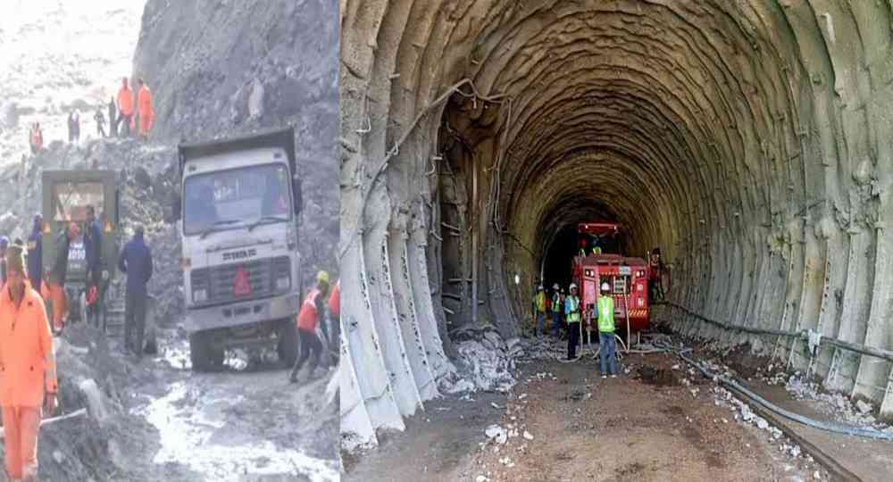Rishikesh Karnaprayag rail tunnel accident news chamoli