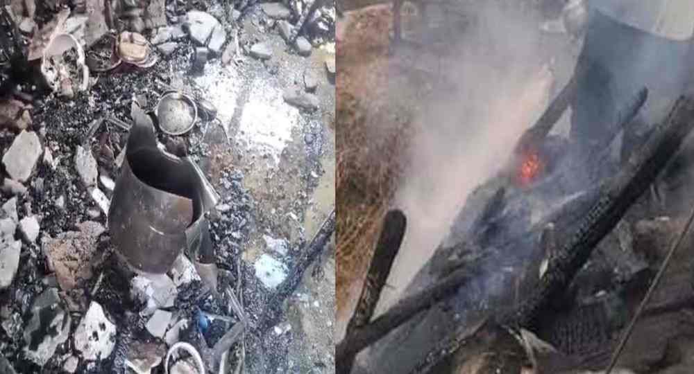 Almora news cylinder blast