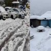 Uttarakhand snowfall road block closed