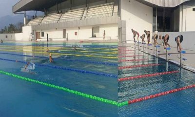 Haldwani all weather swimming pool gaulapar stadium