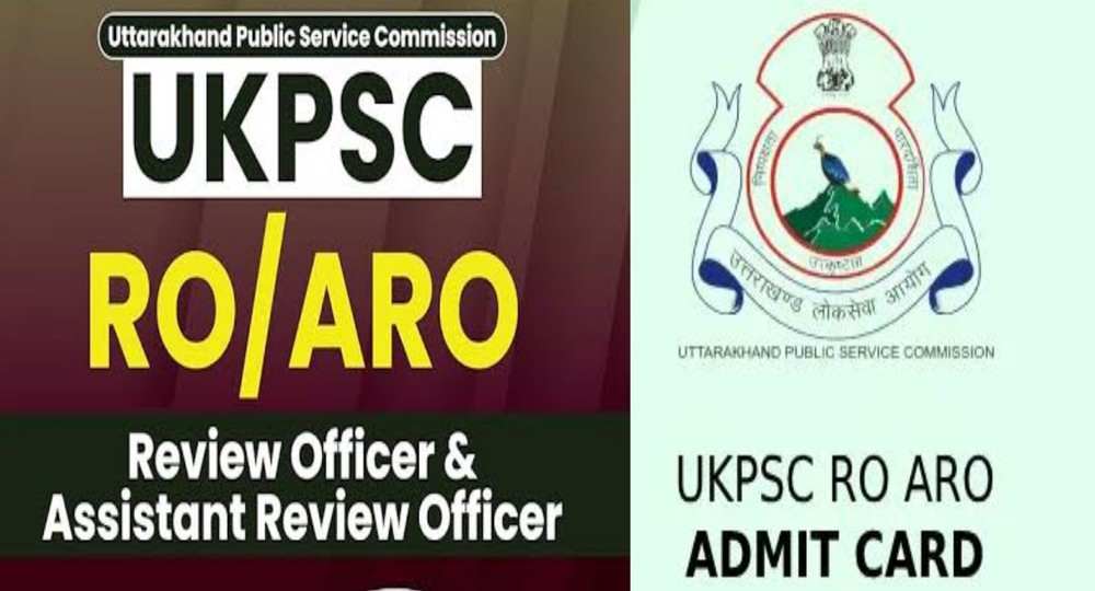 ukpsc RO ARO exam date admit card 2025