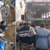 Roorkee roadways bus bike scooty accident news today