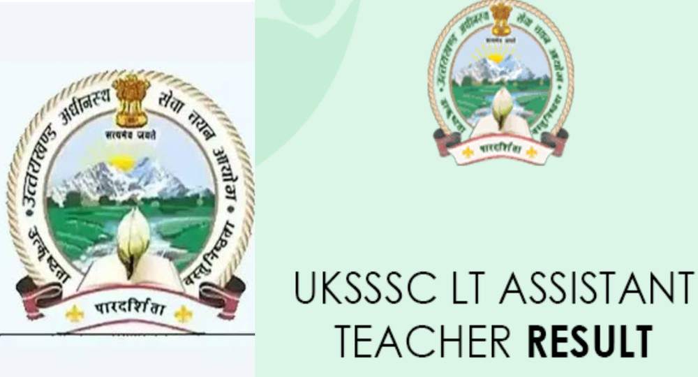 UKSSSC LT assistant teacher result merit list uttarakhand