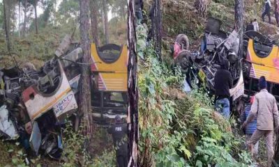pauri garhwal bus accident latest news reason today