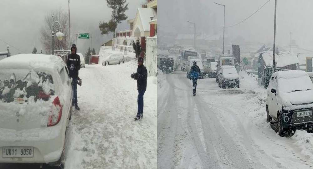 Uttarakhand Snowfall Update Live weather today