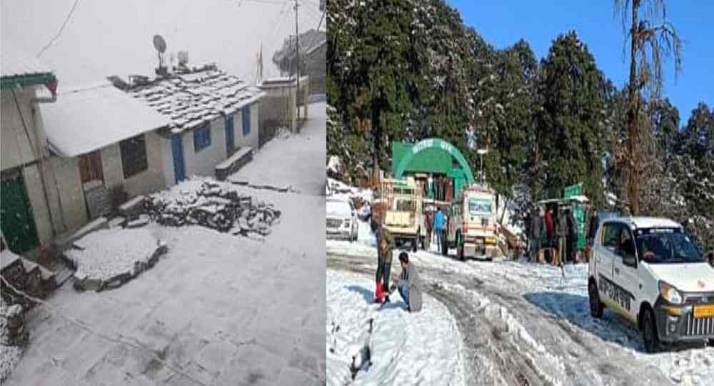 Dharchula Munsiyari Pithoragarh snowfall news today