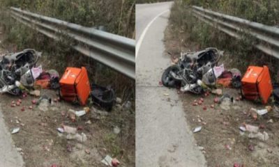 Rishikesh badrinath Highway scooty accident today