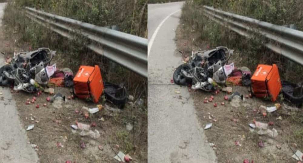 Rishikesh badrinath Highway scooty accident today