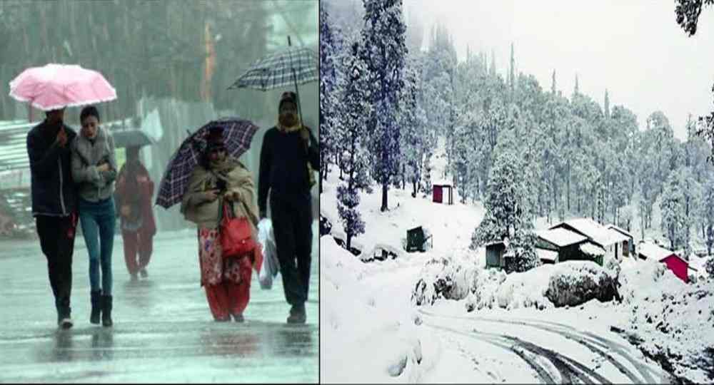 Uttarakhand weather rain snowfall alert update today