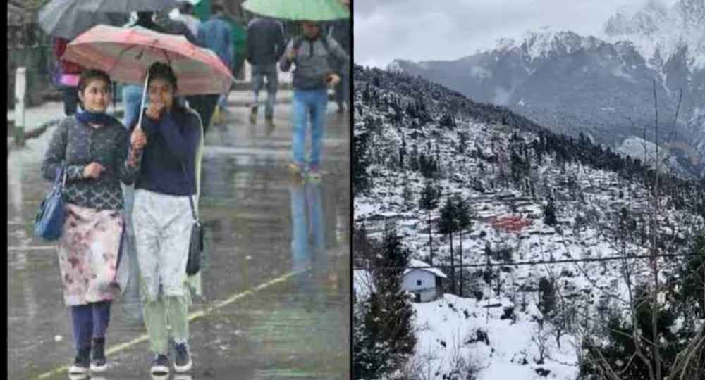 Uttarakhand weather alert today news rain snowfall