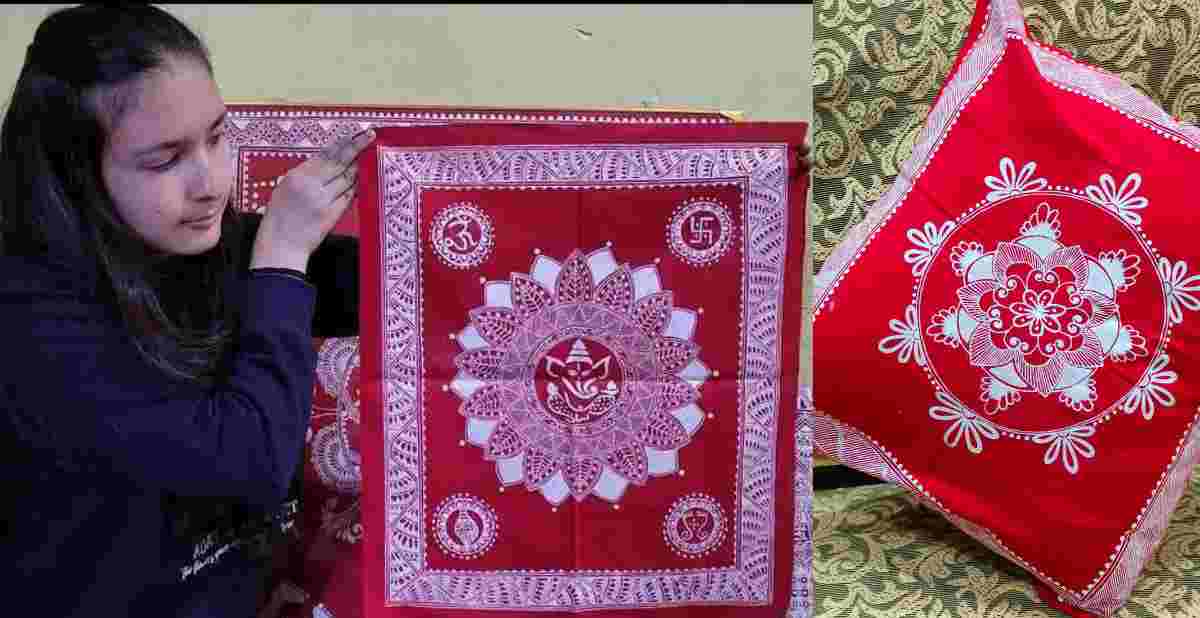 Priyanka Bhandari Aipan art Almora self-employment