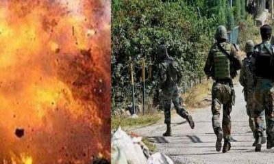 jammu kashmir border LOC IED Blast indian Army latest news today
