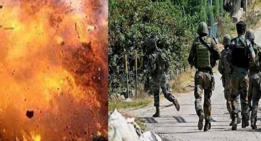 jammu kashmir border LOC IED Blast indian Army latest news today