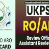 UKPSC RO ARO admit card download exam 2025