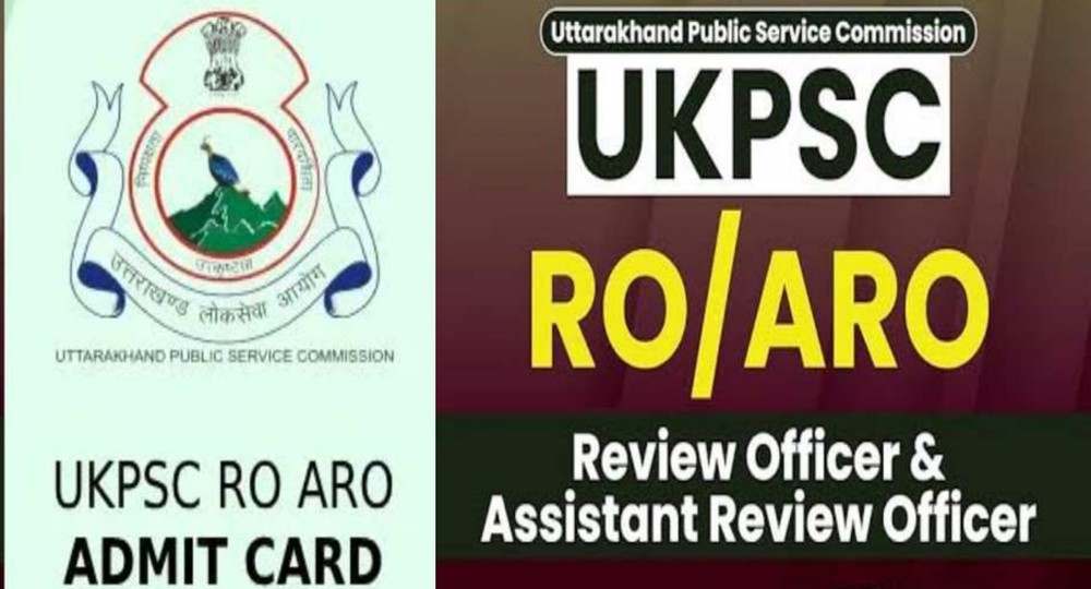 UKPSC RO ARO admit card download exam 2025