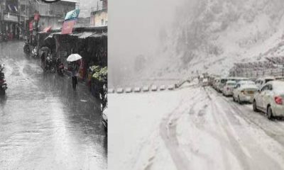 Uttarakhand weather rain snowfall alert today update