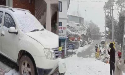 Chakrata snowfall today live news uttarakhand