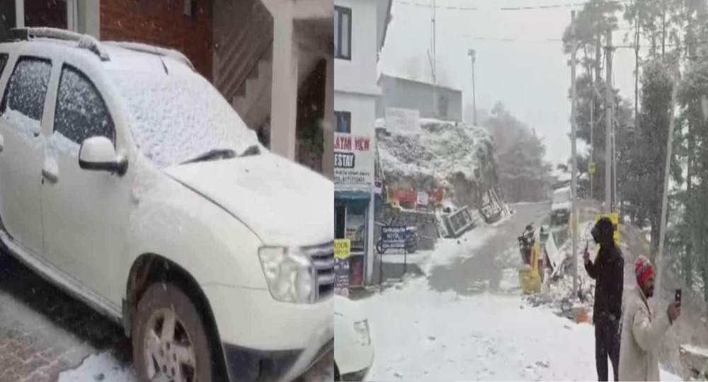 Chakrata snowfall today live news uttarakhand