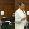 Cabinet minister Premchand Aggarwal assembly session
