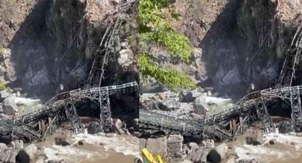 Chamoli Govindghat Hemkund Sahib bridge landslide news today