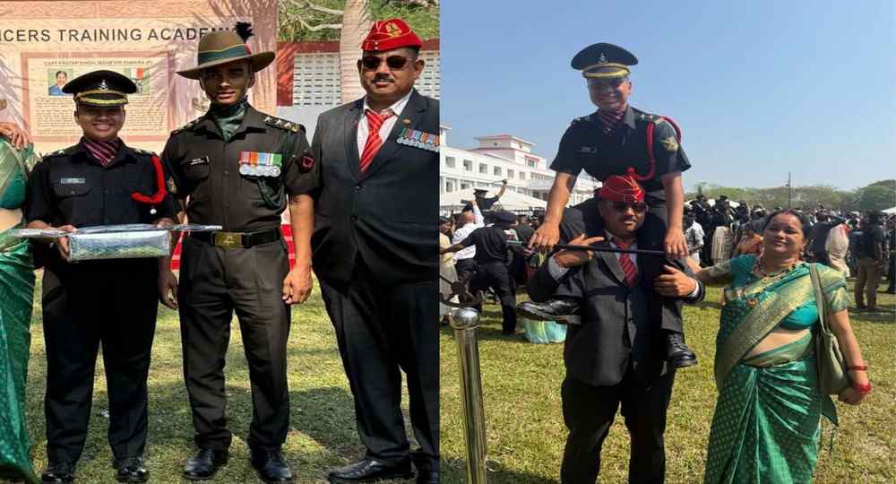 Uttarakhand news braveheart Soni Bisht of haldwani nainital became a lieutenant in Indian army passing out OTA chennai