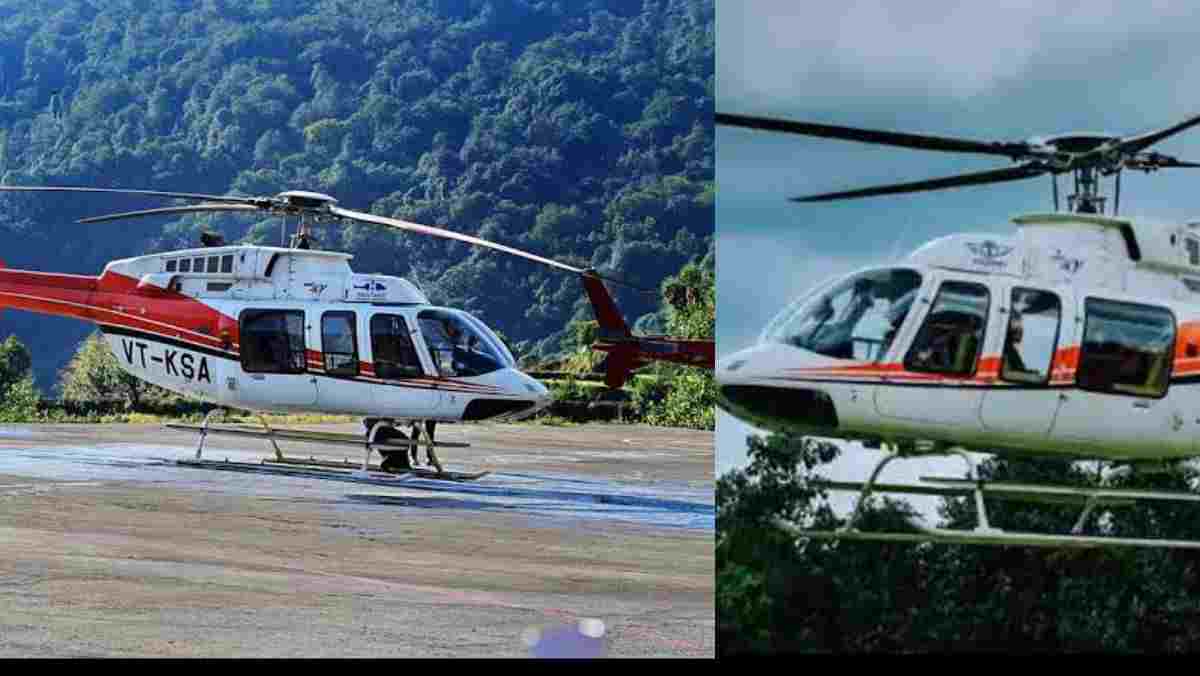 Uttarakhand heli service fare ticket including Nainital Mussoorie Bageshwar and haldwani schedule