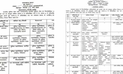 Uttarakhand ias pcs transfer 2025