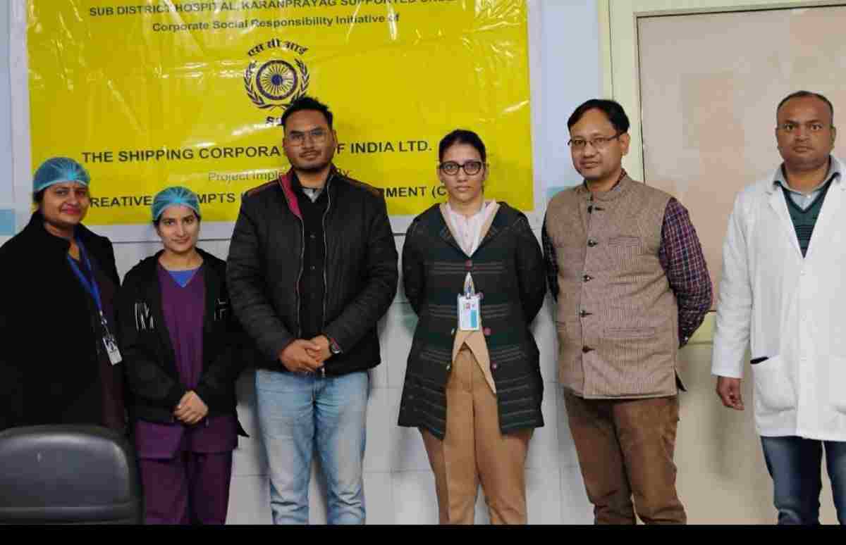 Uttarakhand News: Chamoli news today SCI distributed machine to hospital Gopeshwar