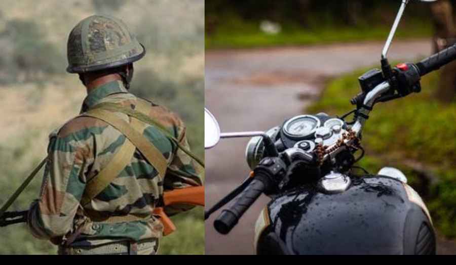 Uttarakhand news: Chamoli news Fauji Deepak Joshi bike accident going for bhitauli with wife