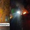 Uttarakhand latest news today: Bikes turned into fire on Kaladhungi Road haldwani accident, 2 youths died.