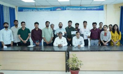 Haldwani: MAJMC students 4 day's workshop completed for dissertation in UOU