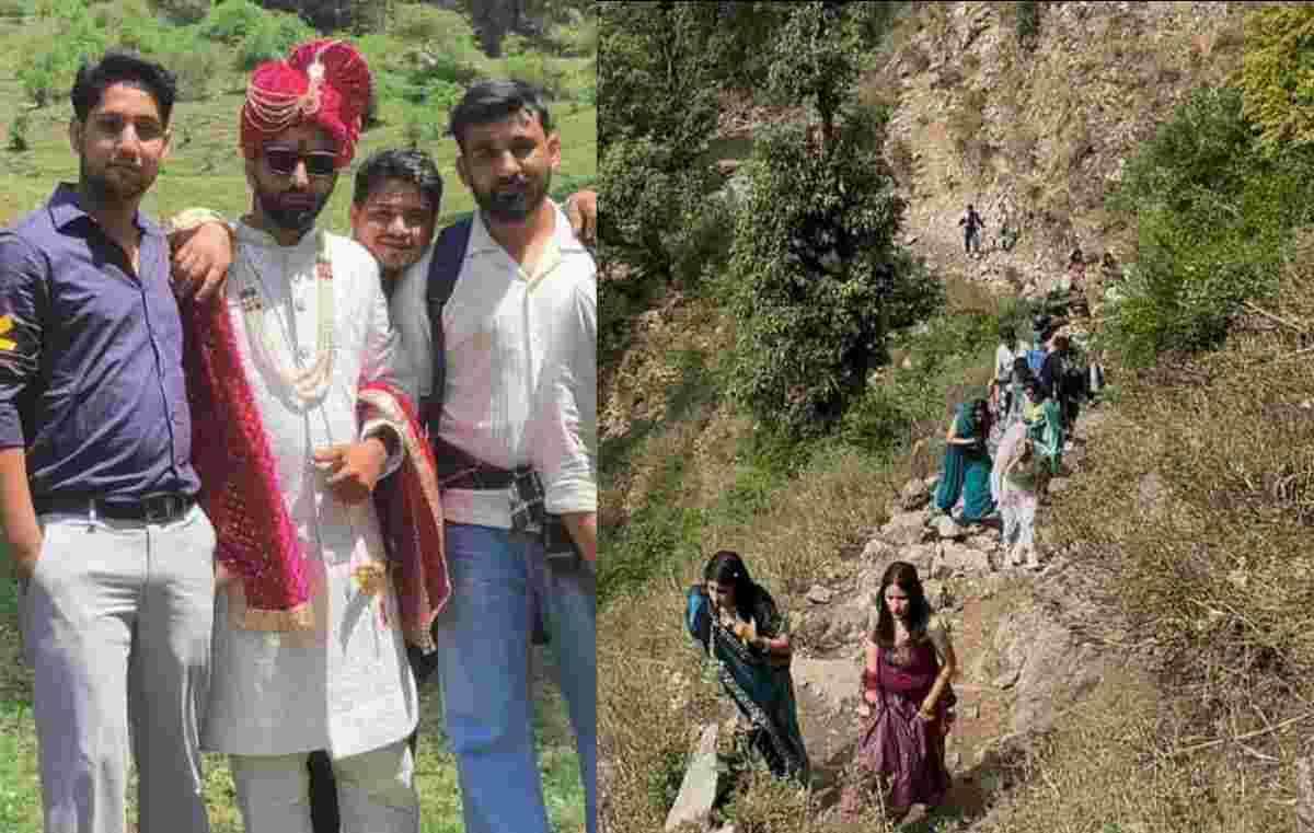 Uttarakhand News: To bring the bride, the groom walked 7 kilometers in Chakrata dehradun marriage