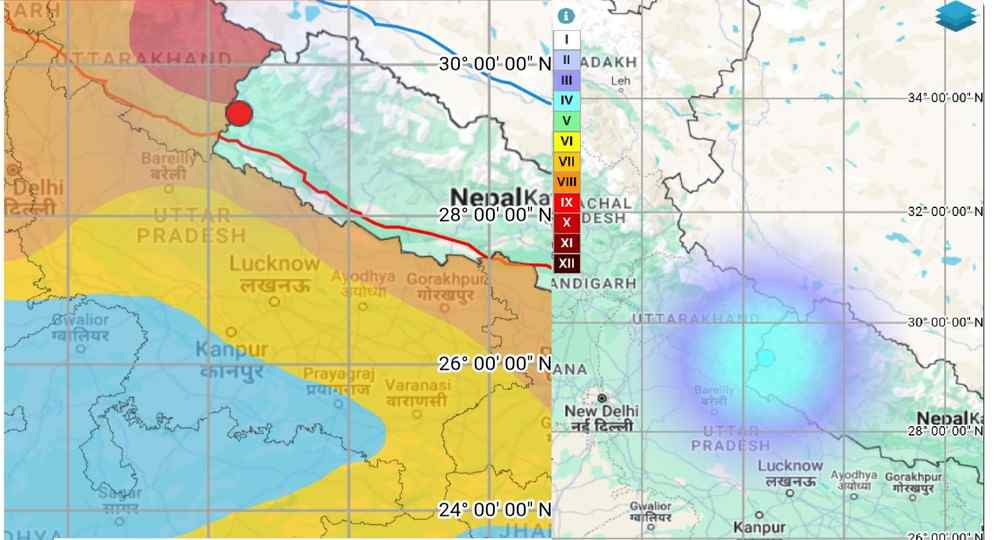 Uttarakhand bhukamp news today nepal earthquake