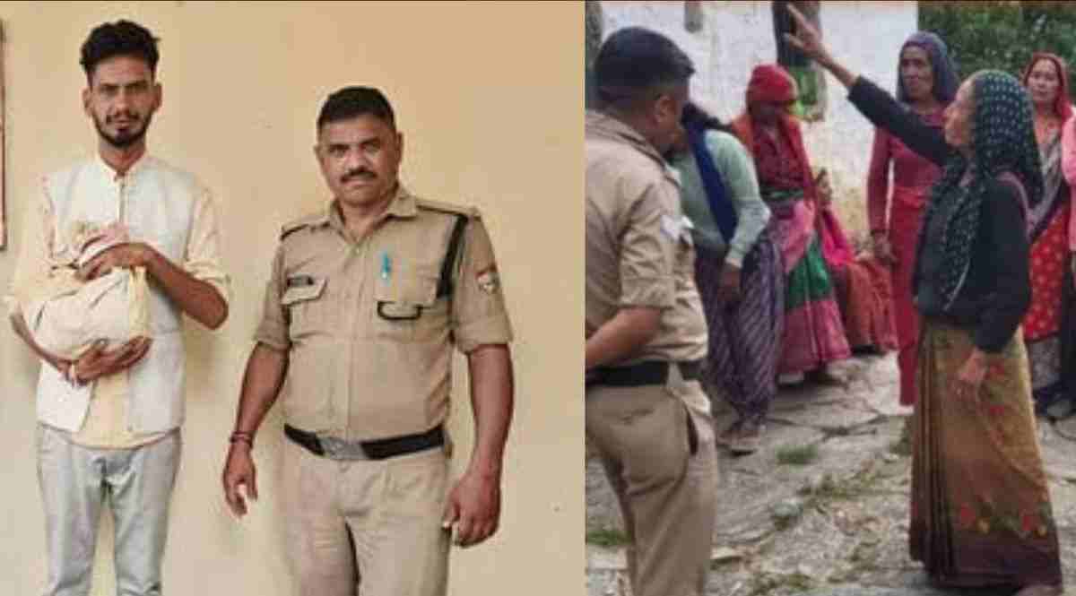 Uttarakhand news: Chamoli widow woman arrested newborn in cow dung
