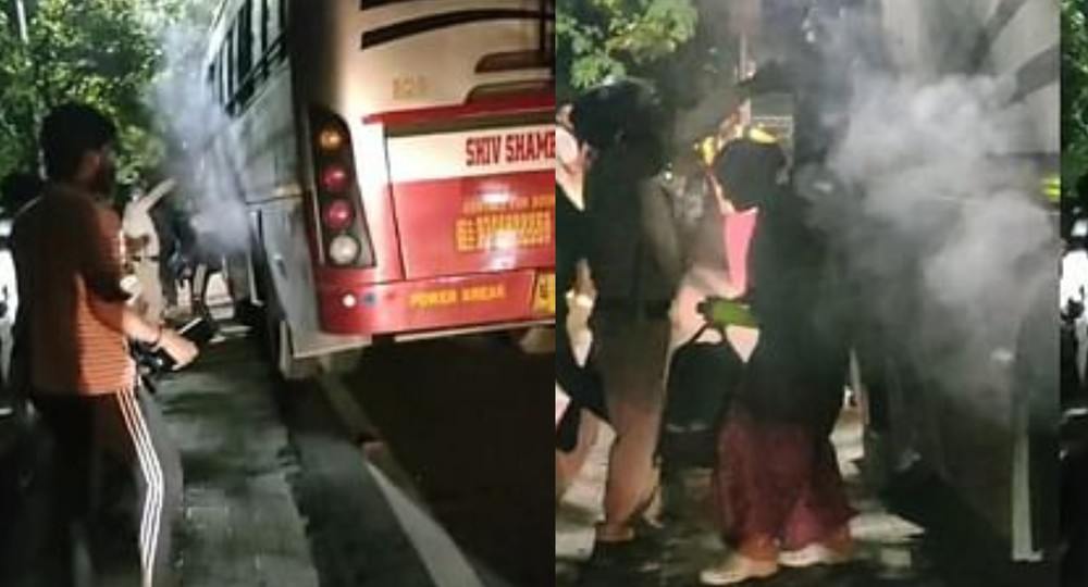 Rishikesh bus fire news
