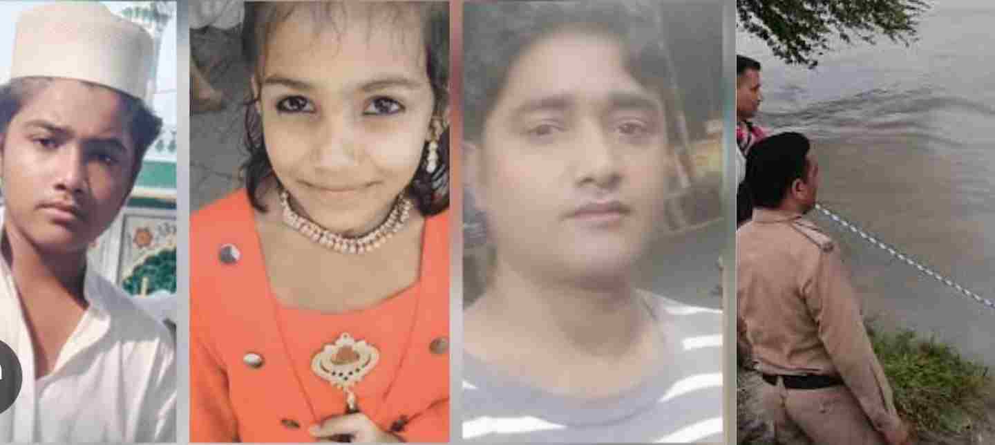 Uttarakhand : Haridwar news Hindi dhanauri father son and daughter fall in gangnahar