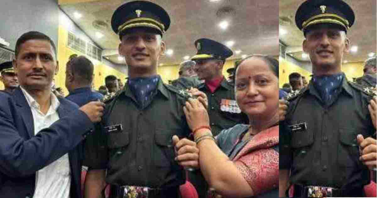 Uttarakhand news: Nikhil Chand of Khatima bichwa became a lieutenant in Indian Army
