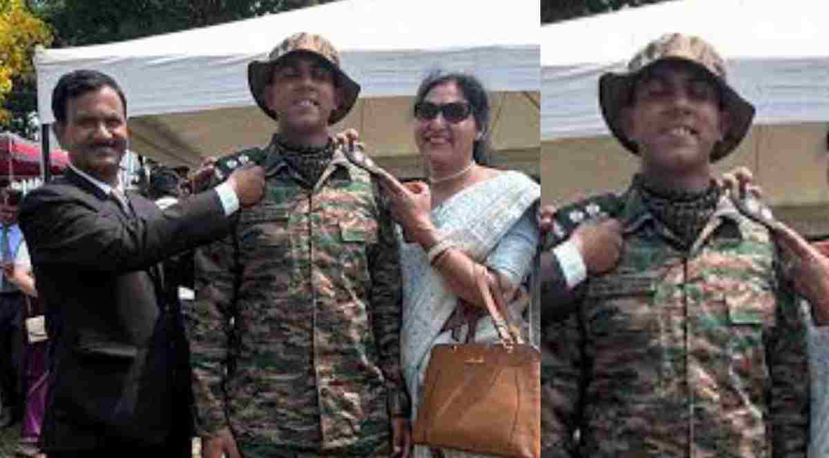 Uttarakhand news: Navneet Joshi lieutenant Bageshwar ima passing out parade 2025
