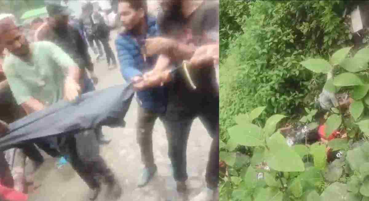 Uttarakhand : kedarnath Landslide News jangalchatti area two people lost Life