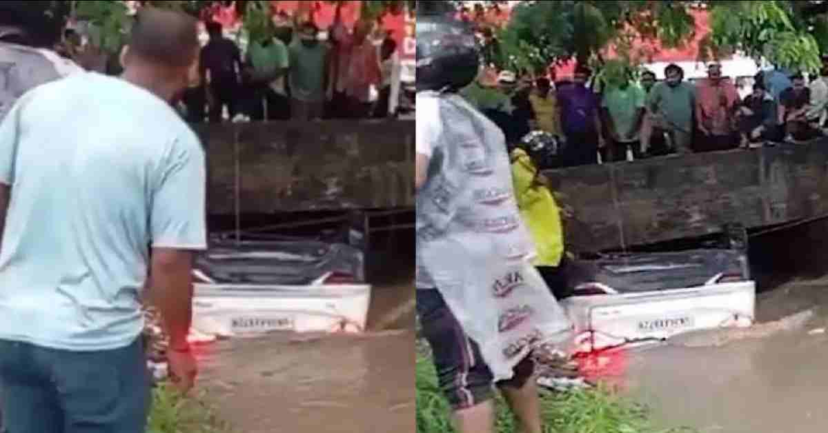 Uttarakhand: Haldwani News Update car fall in canal due to rain four people lost Life