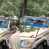 Uttarakhand news today : rain tree fell into bolero one died dehradun accident.