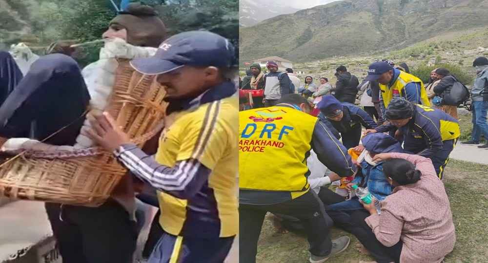 Uttarakhand latest news today: SDRF saved retired sub inspector live Uttarkashi.