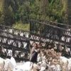 Uttarakhand news: 60 mtr valley bridge broken in tharali chamoli garhwal today.