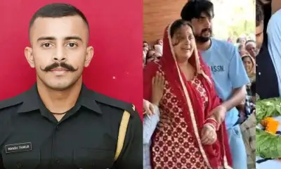 Himachal Pradesh news: army Lance Naik Manish thakur sirmour Marty sikkim camp landslide.