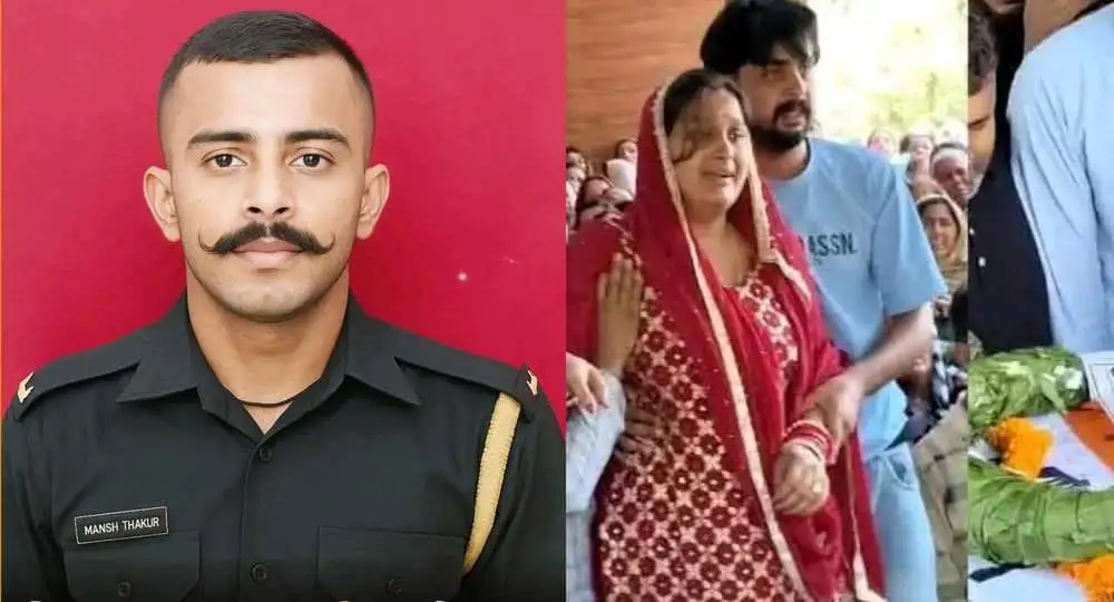 Himachal Pradesh news: army Lance Naik Manish thakur sirmour Marty sikkim camp landslide.
