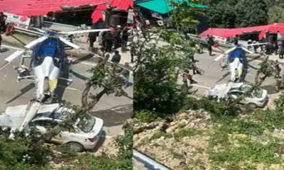 Kedarnath helicopter emergency landing crash