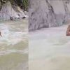 Chamoli News Update: Video of a young man crossing Gadera with luggage on his shoulder went viral