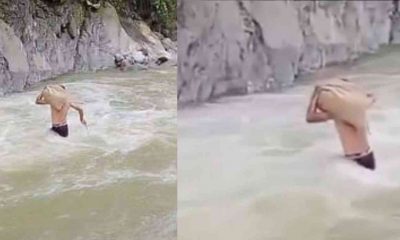 Chamoli News Update: Video of a young man crossing Gadera with luggage on his shoulder went viral