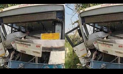 haldwani delhi kathgodam depot Uttarakhand roadways bus accident Hapur today